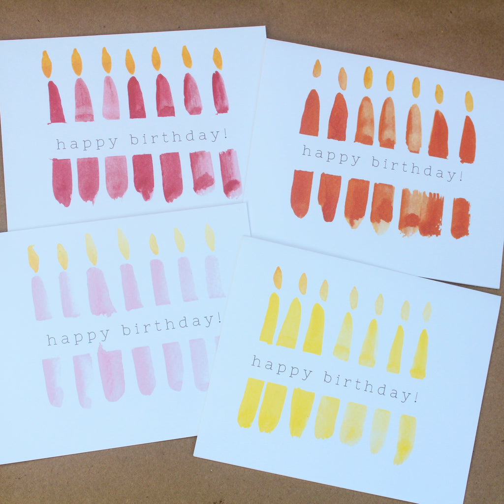 Birthday Cards Set of 12