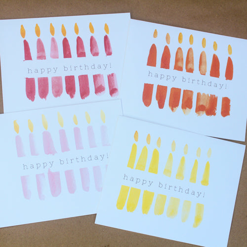 Birthday Cards Set of 12