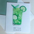 Hand-Painted Mojito Greeting Card