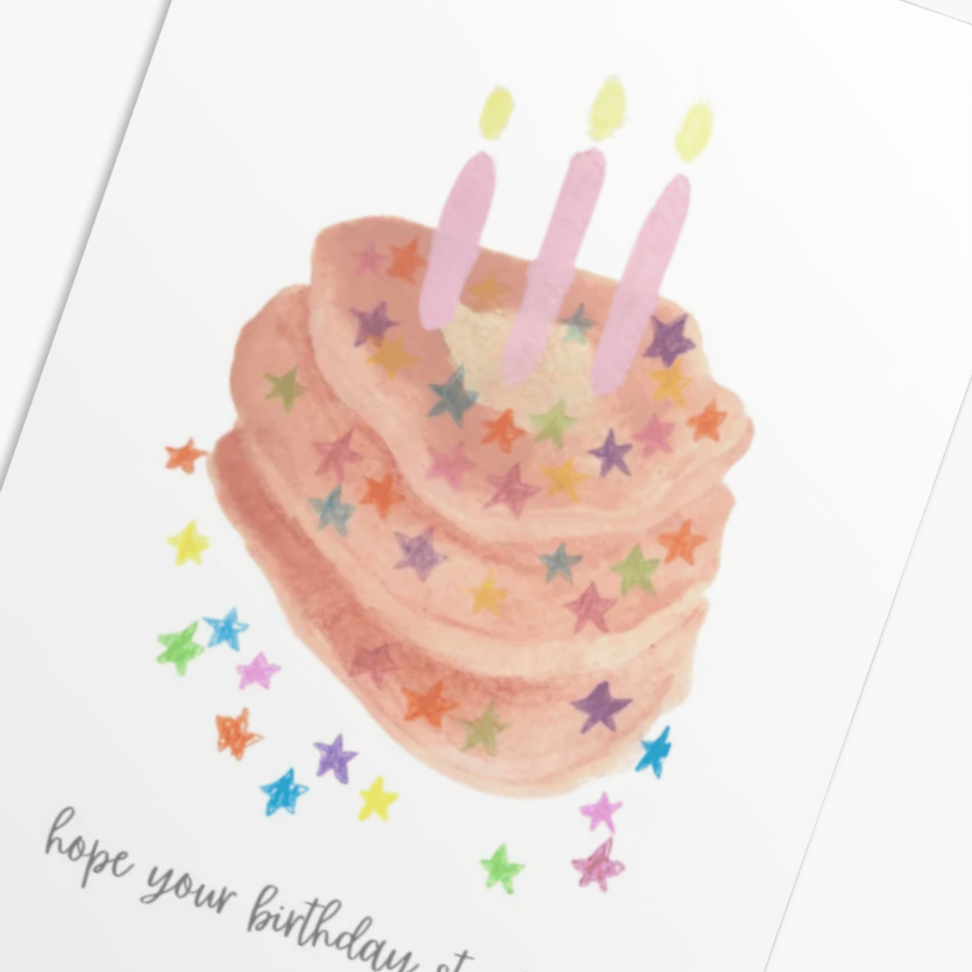 Hope Your Birthday Stacks Up Greeting Card