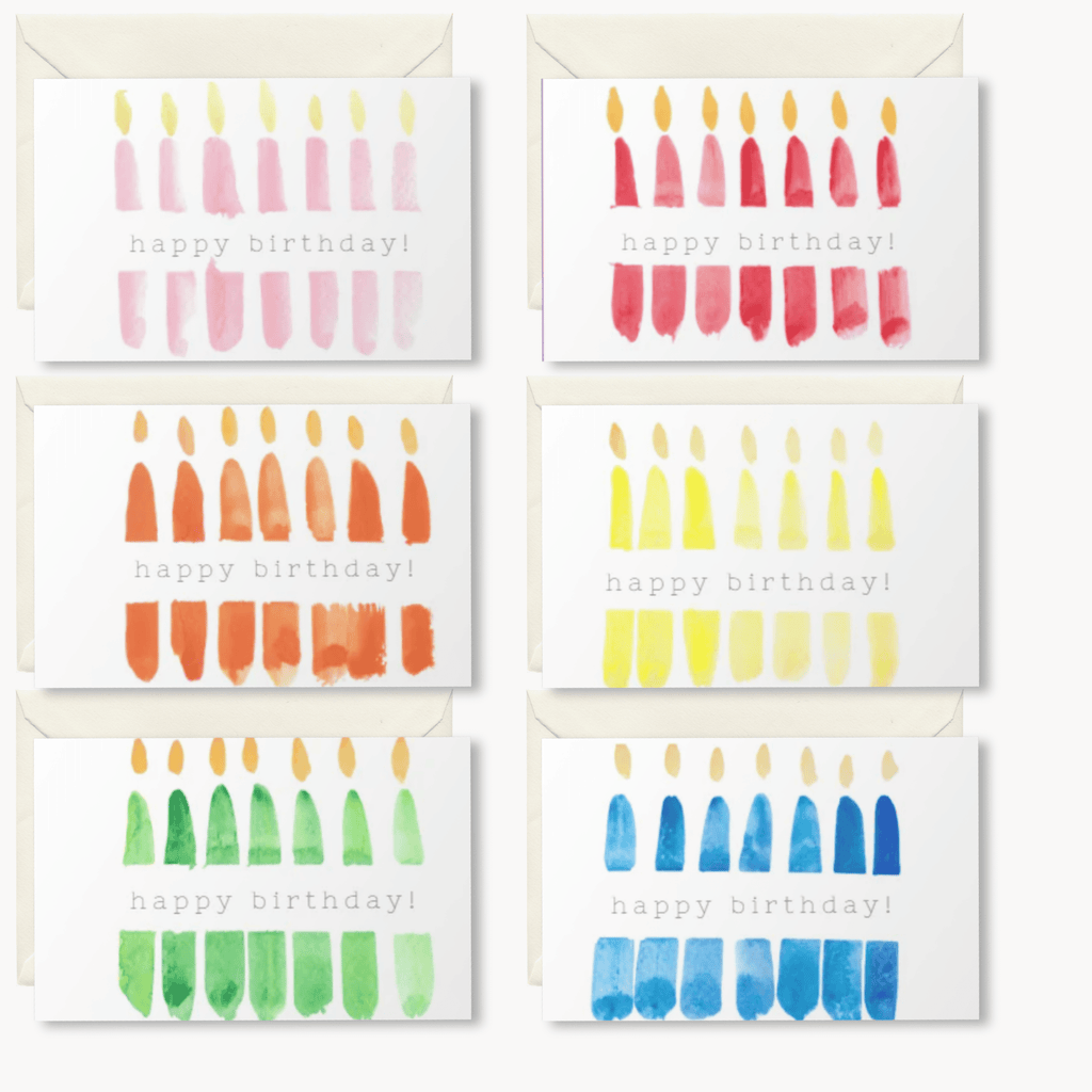 Birthday Cards Set of 12