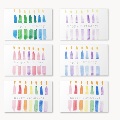 Birthday Cards Set of 12