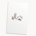 Apple Cider & Donuts Greeting Card — Cute Fall Card for Her, Autumn Treat Gift