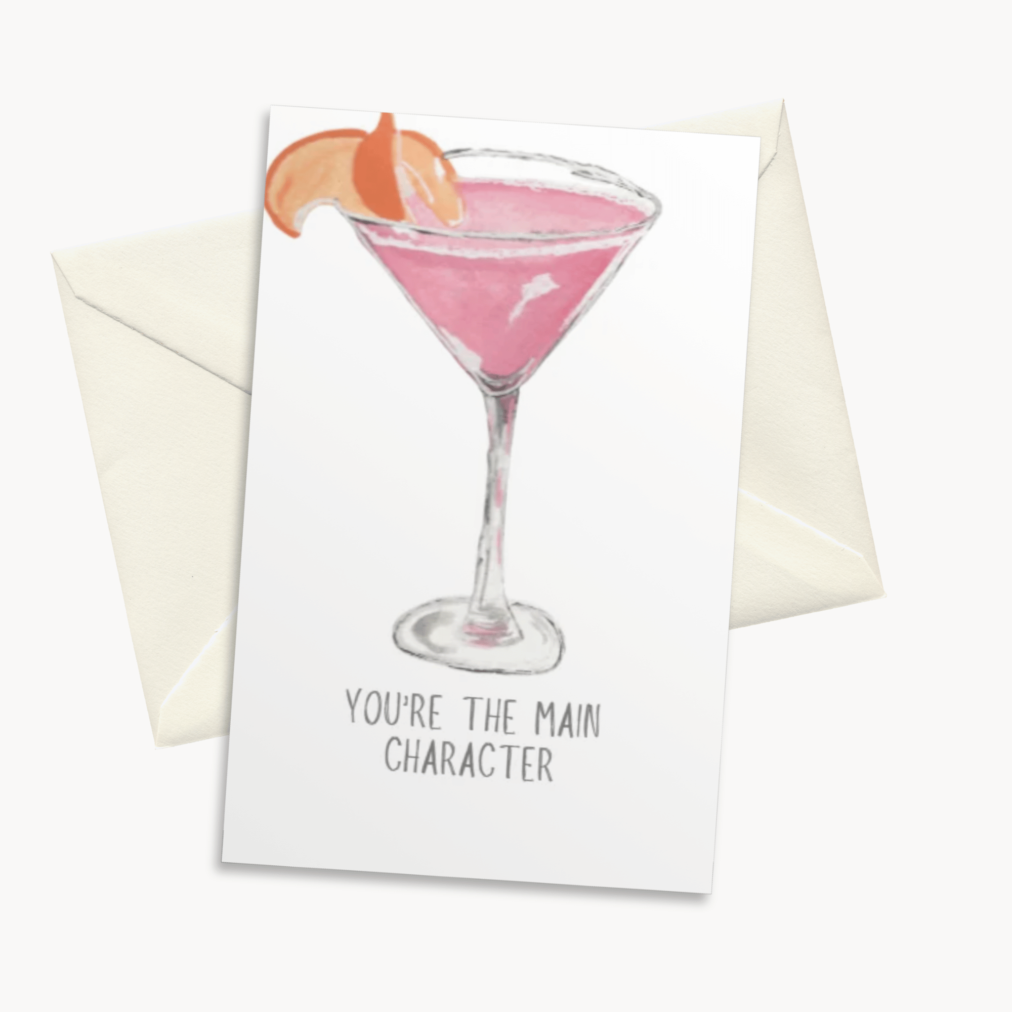 Cosmopolitan Greeting Card — Iconic Birthday Card for Her, Cocktail Lover Gift