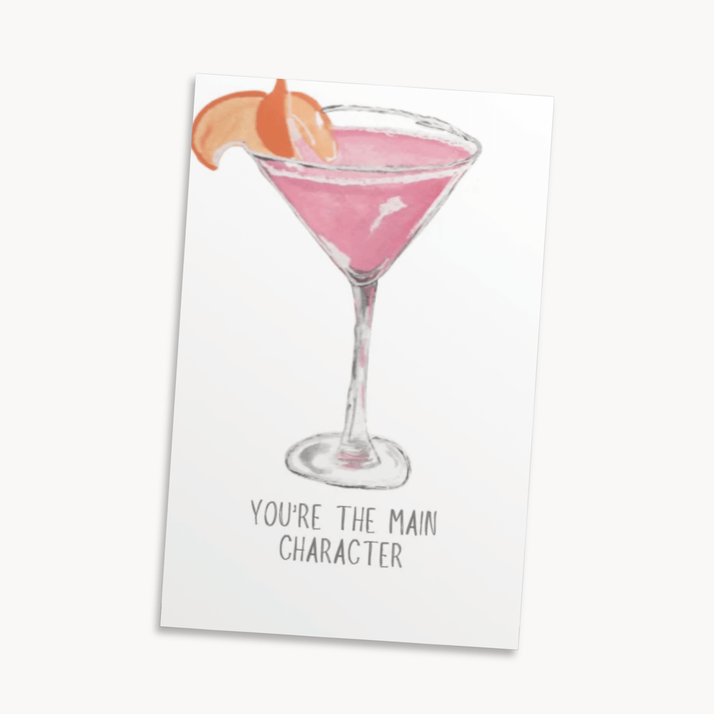 Cosmopolitan Greeting Card — Iconic Birthday Card for Her, Cocktail Lover Gift