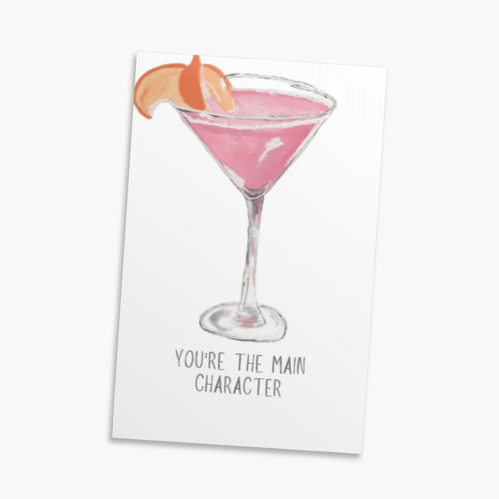 Cosmopolitan Greeting Card — Iconic Birthday Card for Her, Cocktail Lover Gift