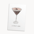 Espresso Martini Greeting Card — Funny Birthday Card, Coffee Cocktail Lover Gift