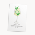 Hugo Spritz Greeting Card — Trendy Birthday Card for Her, Floral Cocktail Lover Gift