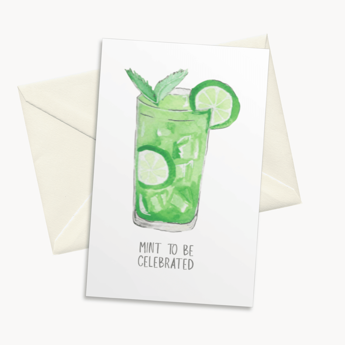 Mojito Greeting Card — Fun Birthday Card for Her, Summer Cocktail Lover Gift