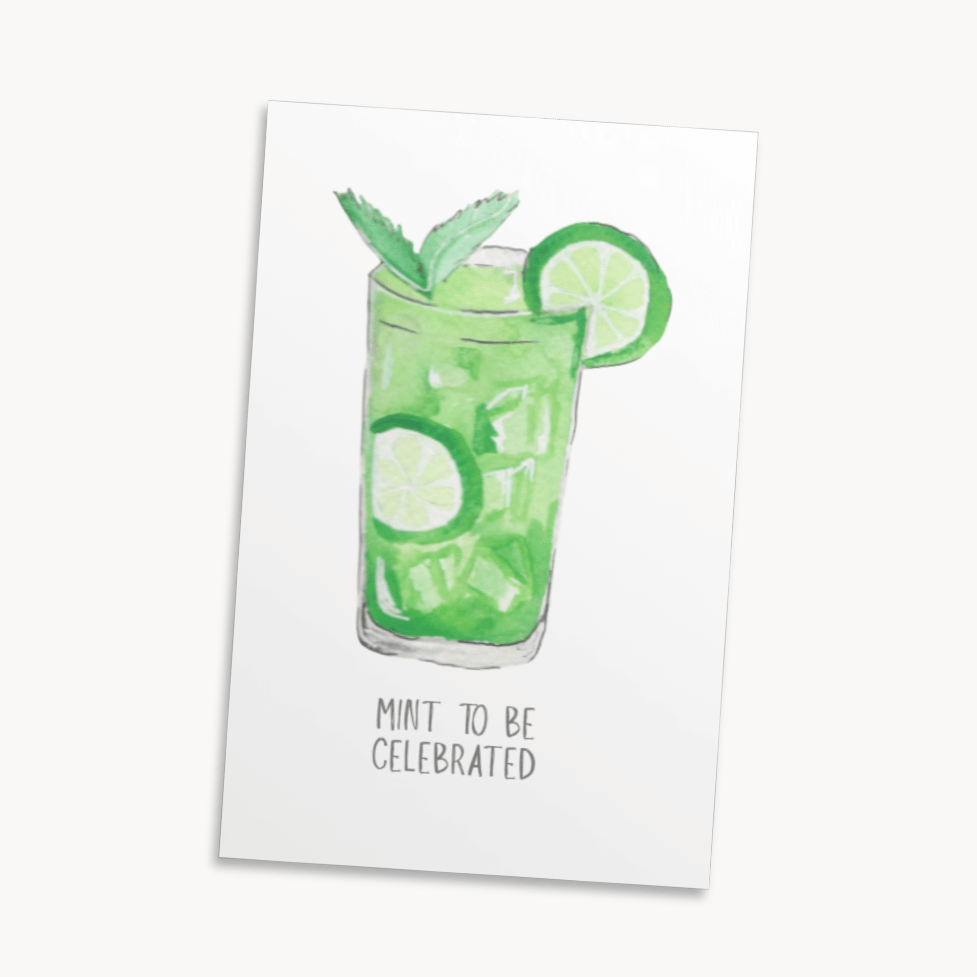Mojito Greeting Card — Fun Birthday Card for Her, Summer Cocktail Lover Gift