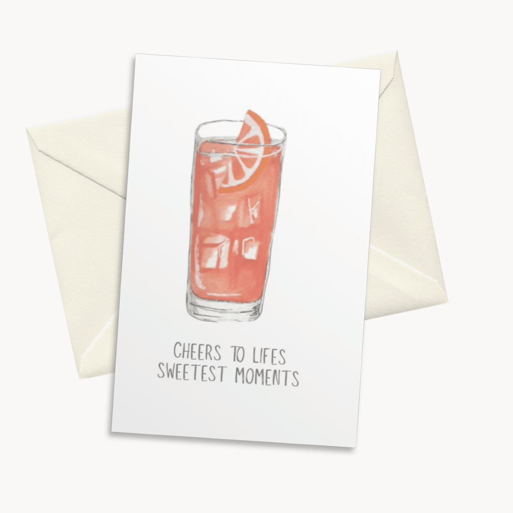 Paloma Greeting Card — Unique Birthday Card for Her, Tequila Cocktail Lover Gift