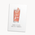 Paloma Greeting Card — Unique Birthday Card for Her, Tequila Cocktail Lover Gift
