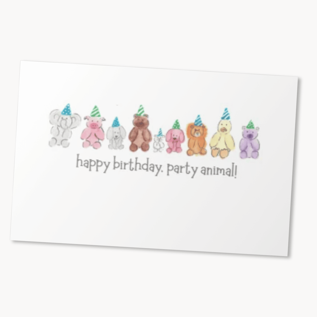 Happy Birthday, Party Animal! Greeting Card