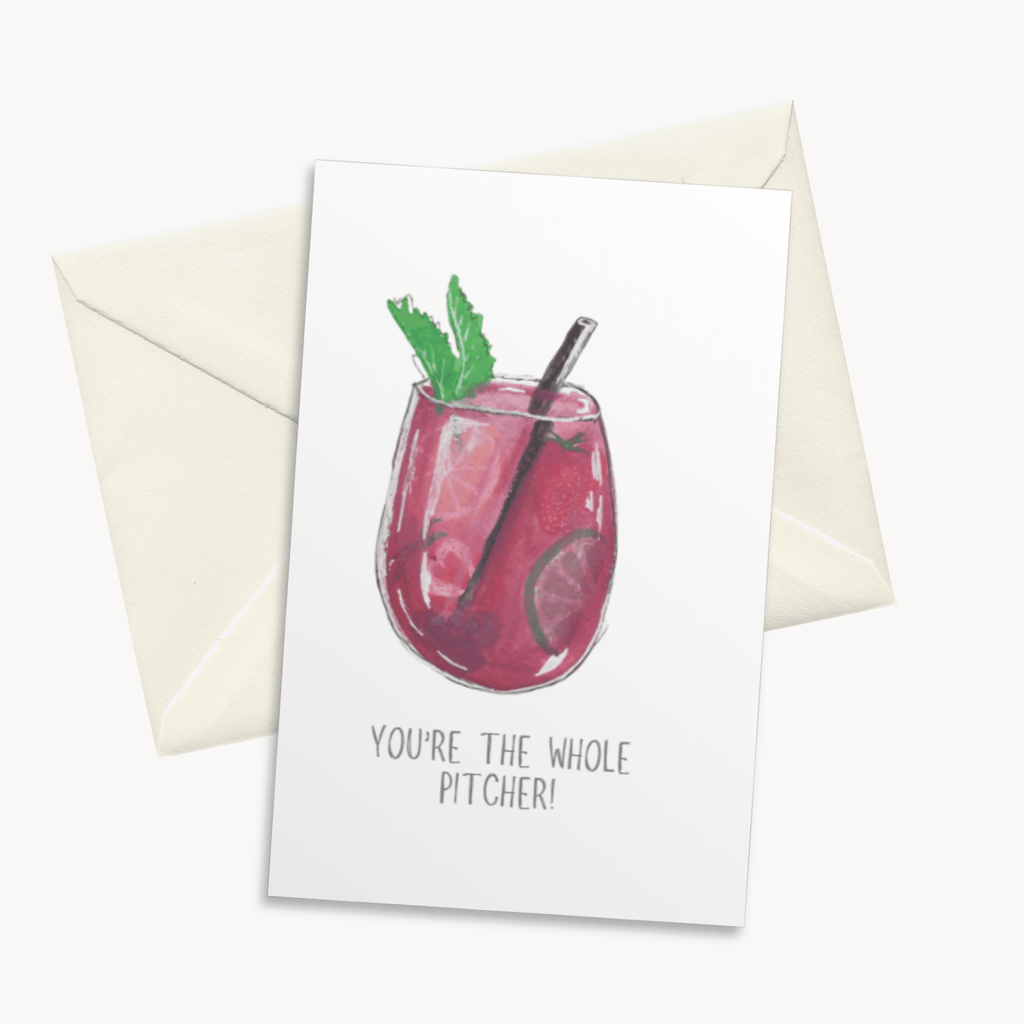 Sangria Greeting Card — Festive Birthday Card, Hostess Gift for Wine Lovers