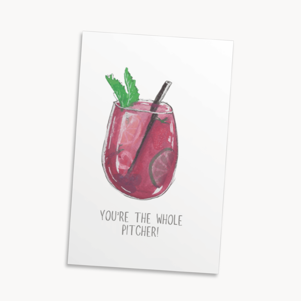 Sangria Greeting Card — Festive Birthday Card, Hostess Gift for Wine Lovers
