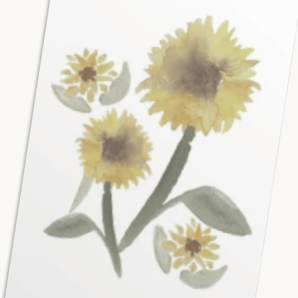 Sunflower Greeting Card — Bright Fall Card for Her, Cheerful Seasonal Gift
